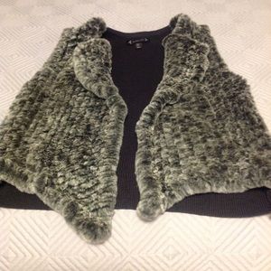 Nanette Lepore faux fur sweater vest